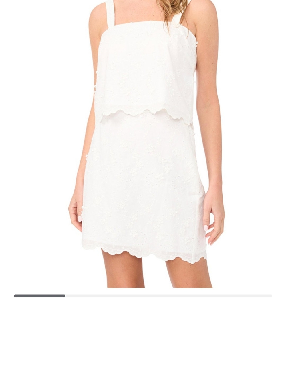 1. State White Eyelet 2piece Set